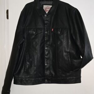 Levi's Classic Black Leather Jacket